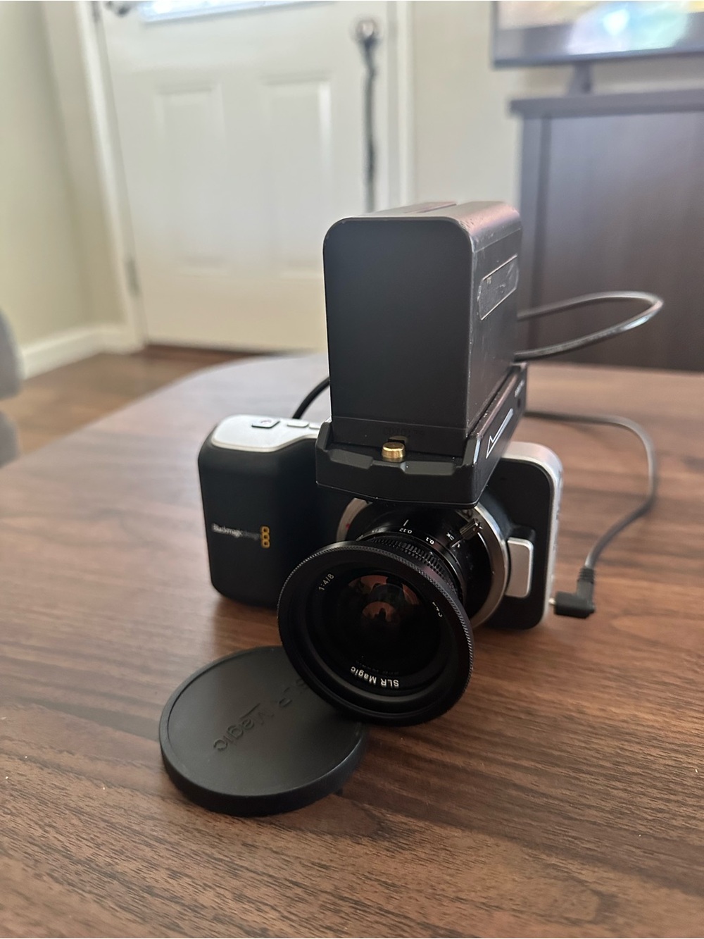 Blackmagic Pocket Cinema Camera Original BMPCC OG w/ SLR Magic 8mm F/4.0 Lens